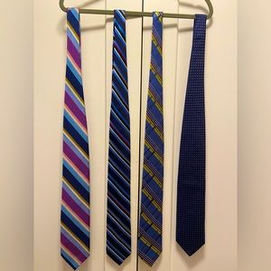 Four Men’s Ties - Length 57.5”-61”